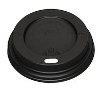 Fiesta Lid For Hot Cups Black - 8oz (Pack 1000)