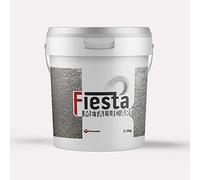 FIESTA PEARLESCENT Metallic Art Effect Decorative Paint for Interior Walls - 1 KG Natural Pearlescent Base, RICH Textured - Tintable