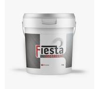 FIESTA PEARLESCENT Metallic Art Effect Decorative Paint for Interior Walls - 2.5 KG Natural Pearlescent Base, Fine Textured - Tintable
