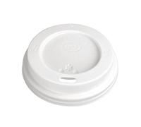 Fiesta Recyclable Coffee Cup Lids White 225ml / 8oz (1000 Pack)