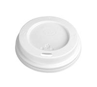 Fiesta Recyclable Coffee Cup Lids White 225ml / 8oz (50 Pack)