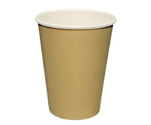 Fiesta Recyclable Coffee Cups Single Wall Kraft 340ml, Pack of 1000