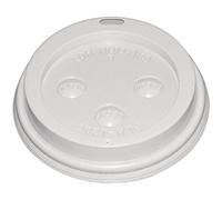 Fiesta Recyclable Disposable Coffee Cup Lids White 340ml / 455ml (50 Pack) CE264