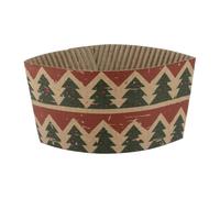 Fiesta Recyclable Festive Cup Sleeve for 8oz Hot cups (Pack 100)