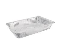 Fiesta Recyclable Foil Food Disposable Containers (5 Pack) - Takeaway, Meal Prep Containers Trays CP512