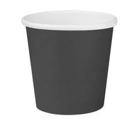 Fiesta Recyclable Hot Cup Single Wall Black, 6 oz, Pack 1000
