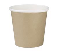 Fiesta Recyclable Hot Cup Single Wall Kraft, 6 oz, Pack 1000