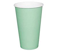 1000x Fiesta Hot Cup Single Wall Aqua 8oz Disposable Travel Take Away