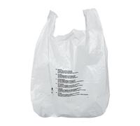Fiesta Recyclable Large White Carrier Bag (1000 Pack)