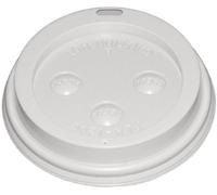 Fiesta Recyclable Lid for Hot Cups White - 8oz (Sleeve 50)