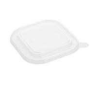 Fiesta Recyclable PET lid for Square Container Base, Pack 300