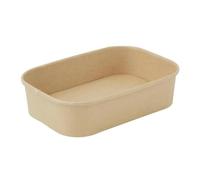 Fiesta Recyclable Rectangular Food Container, 500ml (Pack 300)