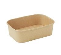 Fiesta Recyclable Rectangular Food Container, 650ml (Pack 300)