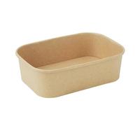 Fiesta Recyclable Rectangular Food Container, 750ml (Pack 300)
