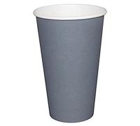 Fiesta Recyclable Single Wall Hot Cups 340ml, Charcoal, Box of 1000
