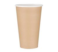 Fiesta Recyclable Single Wall Takeaway Coffee Cups 16oz (1000 Pack)