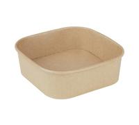 Fiesta Recyclable Square Container Base, 1000 ml, Pack 300