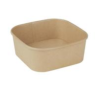 Fiesta Recyclable Square Container Base, 1200 ml, Pack 300