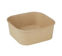 Fiesta Recyclable Square Container Bases 1200ml (300 Pack)