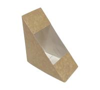 Fiesta Recyclable Standard Sandwich Wedge with PET Window (Pack 500)