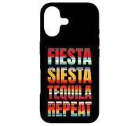 Fiesta Siesta Tequila Repeat Mexican Party Case for iPhone 17