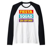 Fiesta Squad San Antonio Texas Cinco De Mayo 2026 Raglan Baseball Tee