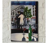 Fiesta Studios After The Rain by Brent Heighton - Decorative Ceramic Picture Tile - 8" x 12"