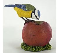 Fiesta Studios Blue Tit on an Apple Original Collectable Figurine by Barrie Gittens - 6cm