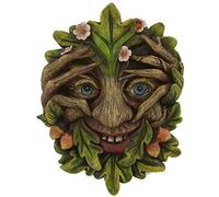 Fiesta Studios Cheeky Peeper Treant Face Wall Plaque Garden Greenman Decorative Gift Decor. 17cm