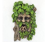 Fiesta Studios Merlin the Tree Ent Face Plaque for Garden Home Wicca Celtic Pagan Magic Greenman H18cm