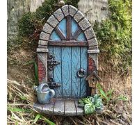 Fiesta Studios Miniature Pixie, Elf, Fairy Door - Tree Garden Home Decor - Fun Quirky Gift Figurine - H9cm