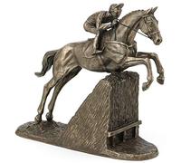 Fiesta Studios Steeple Chaser by Harriet Glen Cold Cast Bronze Horse Sculpture H16.5cm
