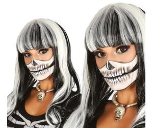 Fiestas Guirca - 4032 Wig with White-Black Bangs
