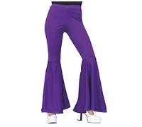 FIESTAS GUIRCA 70s Disco Bell Bottom Pants (Purple)