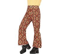 FIESTAS GUIRCA | 70's Trousers (42-44/XL) - Ideal Accessory for 70s Themed Parties, Carnival and Halloween - Retro and Vintage Fancy Dress Accessory for Adults - Men's Adult - Multicoloured