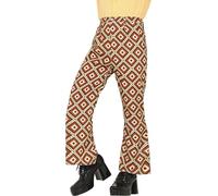 FIESTAS GUIRCA | 70's Trousers (42-44/XL) - Retro Disco Style Accessory for Themed Parties and Celebrations - Ideal for Carnival and Halloween - Adult Man - Multicoloured