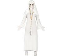 FIESTAS GUIRCA 80939 Ghost Nun Costume, Solid, White, Taglia unica