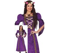 FIESTAS GUIRCA 86104 Women's Costume, Solid, Purple, M