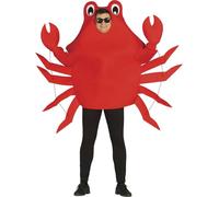 Adults Crab Mens Fancy Dress Novelty Costume Sea Creature Funny Halloween Outfit