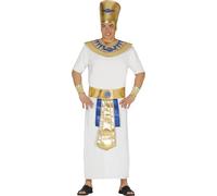 FIESTAS GUIRCA Adult Egyptian Pharaoh Costume - Deluxe Ancient Egypt King Outfit for Halloween & Costume Parties