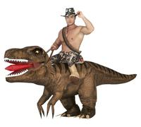FIESTAS GUIRCA Adult Inflatable Dino Rex Shoulders Costume
