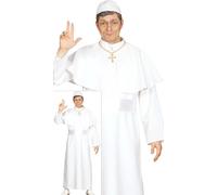 FIESTAS GUIRCA | Adult Pope Fancy Dress Costume - Cape, Belt, Mitre and Cassock