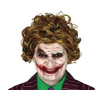 Fiestas Guirca Adults Dark Knight Style Smiling Clown Wig