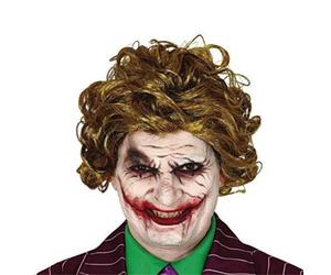 Fiestas Guirca Adults Dark Knight Style Smiling Clown Wig