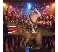 Fiestas Guirca Adults Inflatable Dino Rex Shoulders Costume