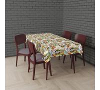 FIESTAS GUIRCA | Aloha Summer Tablecloth Multicolour (53.9x107.9 in) - Table Decoration for Graduation and Hawaiian Themed Parties - Ideal for Summer Celebrations and Events - Multicolour