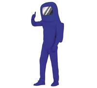 FIESTAS GUIRCA Among Us Space Blue costume for adults