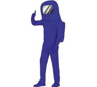 FIESTAS GUIRCA Among Us Space Blue costume for adults