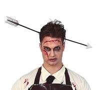 FIESTAS GUIRCA | Arrow Headband (50 cm) - Fancy Dress Accessory for Halloween and Parties - Ideal for All Users - Fun Addition for Celebrations and Events - Black Silver