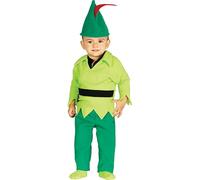FIESTAS GUIRCA | Baby Archer Toddler Costume (2-3 Years) - Shirt, Belt, Hat and Trousers - Storybook and Fairy Costumes, World Book Day and Fancy Dress Parties - Ideal for Toddlers - Green